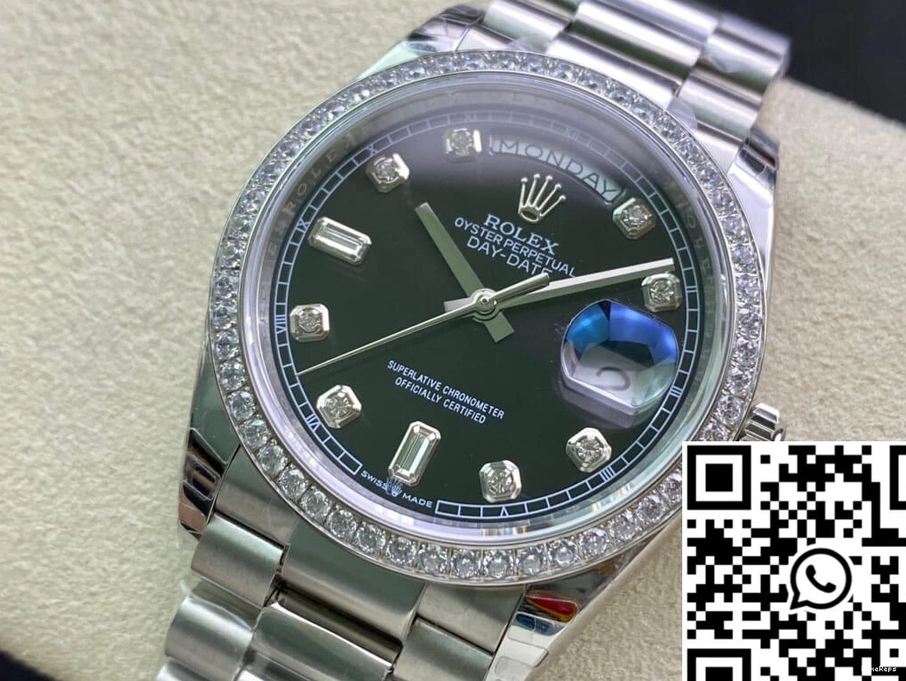 EW 36MM Day Rolex Date Factory Diamond-set 118346 Bezel 1022